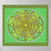 Poster d'art Mandala (Devant)