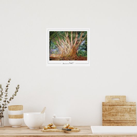 Poster d'art Marianne North Zedign #5 (Cuisine)