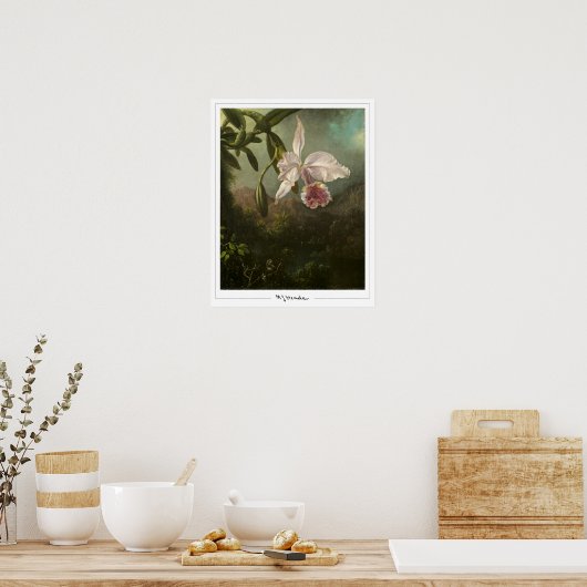 Poster d'art Martin Johnson Heade Zedign #2 (Cuisine)