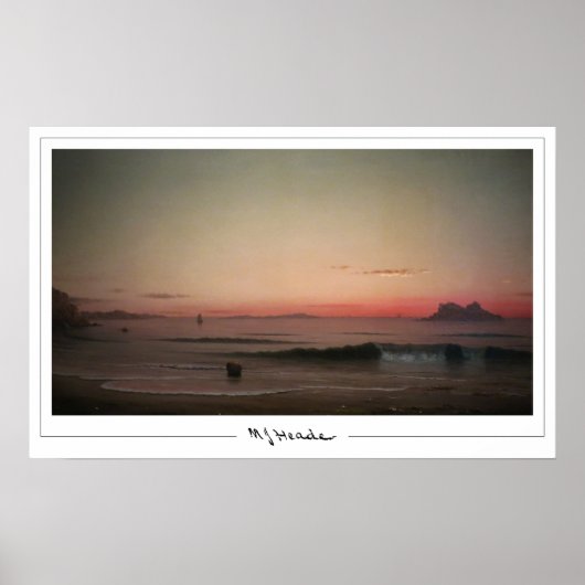 Poster d'art Martin Johnson Heade Zedign #254 (Devant)