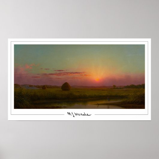 Poster d'art Martin Johnson Heade Zedign #42 (Devant)