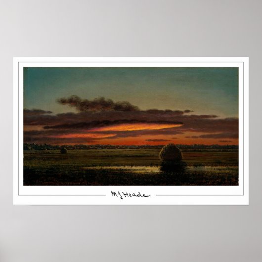 Poster d'art Martin Johnson Heade Zedign #70 (Devant)