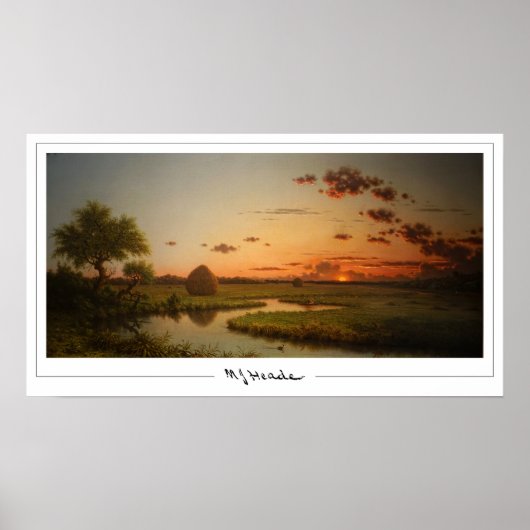 Poster d'art Martin Johnson Heade Zedign #88 (Devant)