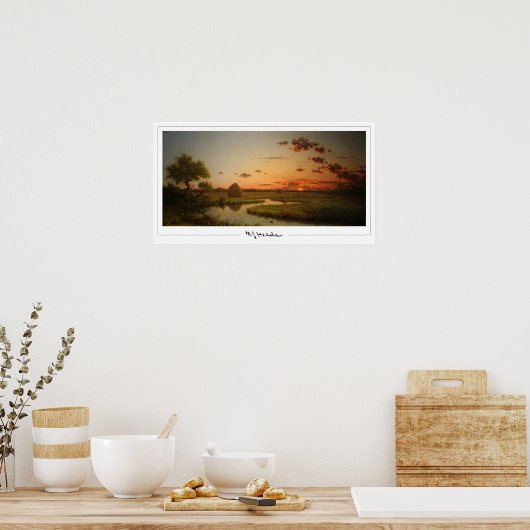 Poster d'art Martin Johnson Heade Zedign #88 (Cuisine)