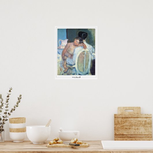 Poster d'art Mary Cassatt Zedign #1 (Cuisine)