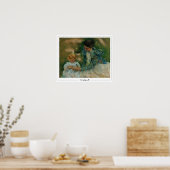 Poster d'art Mary Cassatt Zedign #295 (Cuisine)