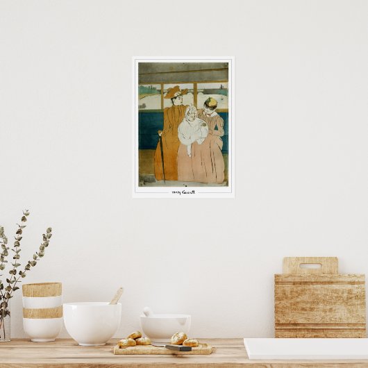 Poster d'art Mary Cassatt Zedign #3 (Cuisine)