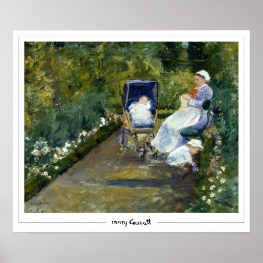Poster d'art Mary Cassatt Zedign #5 (Devant)