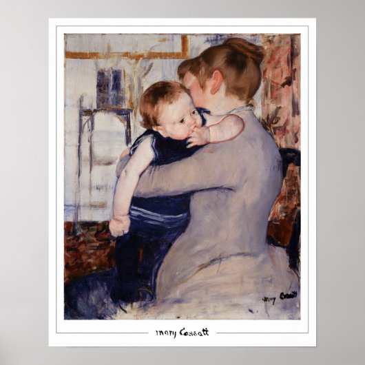 Poster d'art Mary Cassatt Zedign #6 (Devant)
