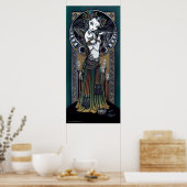 Poster d'art "Melita" Gothique Tribal Fusion Dance (Cuisine)