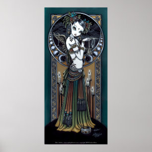 Poster d'art "Melita" Gothique Tribal Fusion Dance