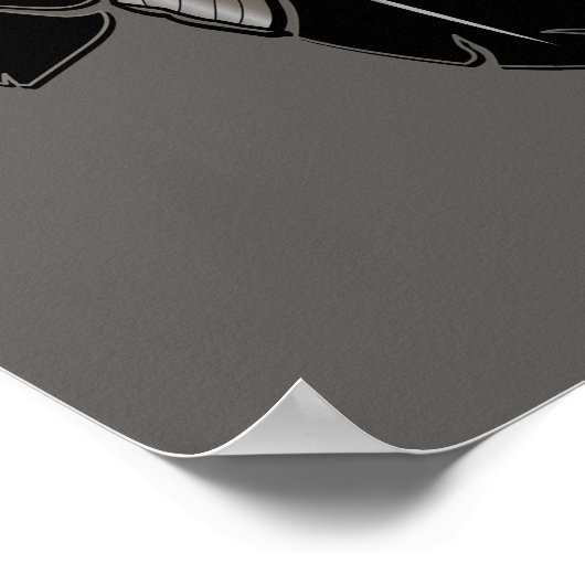 Poster d'art Metis Spirit Animal Native Print Post (Coin)