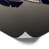 Poster d'art Metis Spirit Animal Native Print Post (Coin)