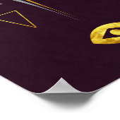 Poster d'art minimaliste Abstrait moderne (Coin)