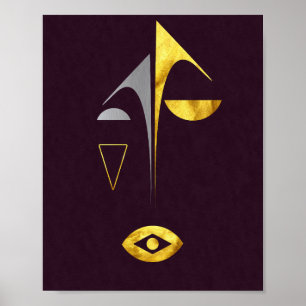 Poster d'art minimaliste Abstrait moderne