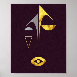 Poster d'art minimaliste Abstrait moderne