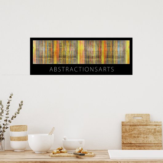 Poster d'art moderne Abstrait Imprimer (Cuisine)