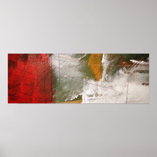 Poster d'art moderne Abstrait Panoramique Imprimer (Devant)