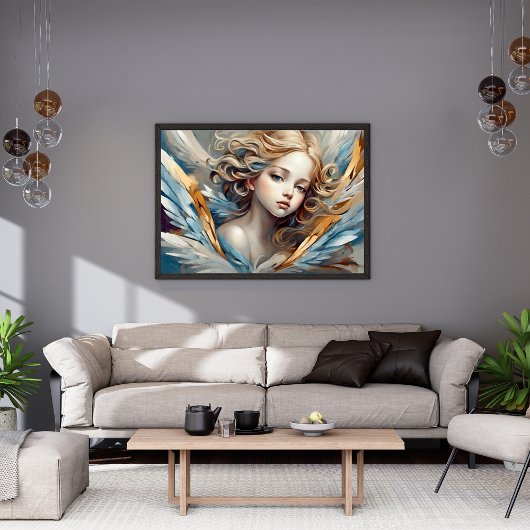 Poster d'art moderne Angel Clara