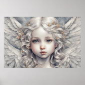 Poster d'art moderne Angel White (Devant)