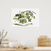 Poster d'art Mother Deuce M35A2 (Cuisine)