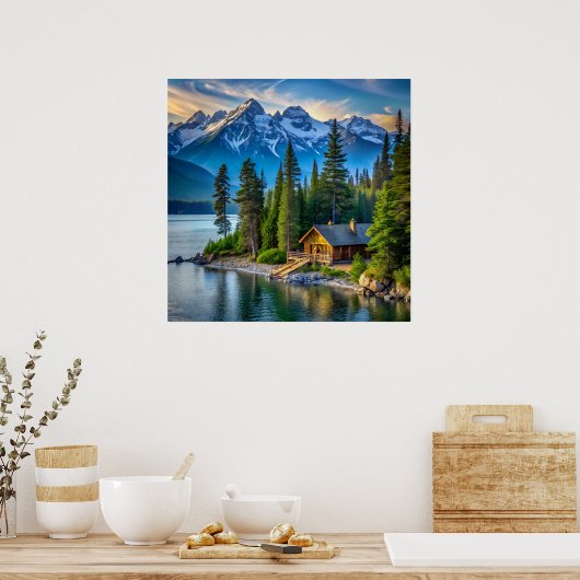 Poster d'art Mountain View (Cuisine)