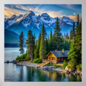 Poster d'art Mountain View (Devant)