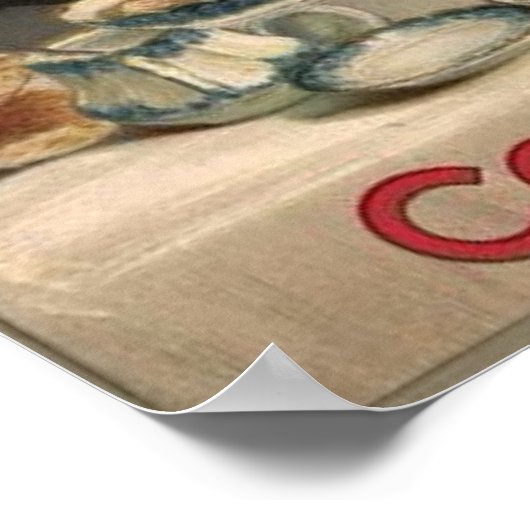 Poster d'art mural 2017 dans le restaurant de cuis (Coin)