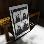 Poster d'art mural branché Grizzly Bear