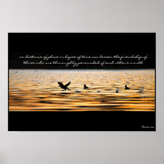 Poster d'art mural - Citation d'amitié - Citation