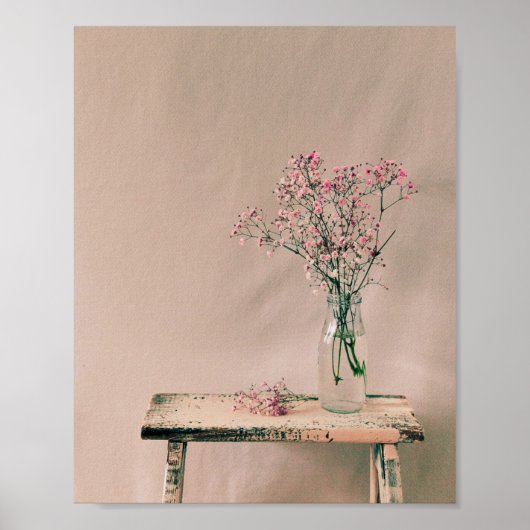 Poster d'art mural de beauté en fleurs (Devant)