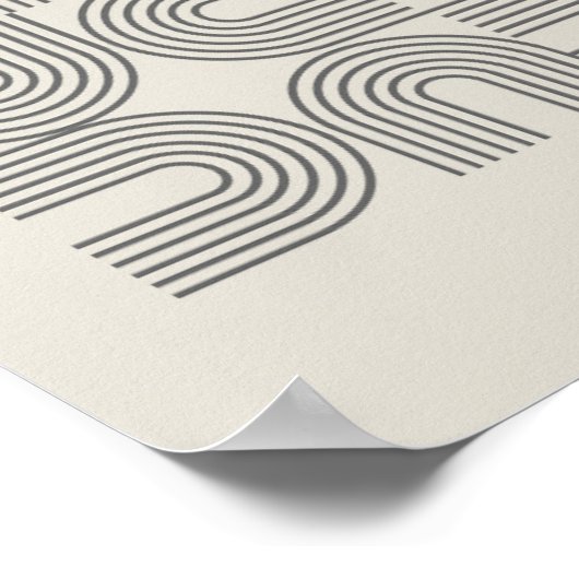 Poster d'art mural de décoration géométrique impri (Coin)