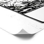 Poster d'art mural de la carte Death Tarot (Coin)