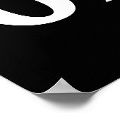 Poster d'art mural de la commande Black Diner Impr (Coin)