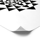 Poster d'art mural de la géométrie sacrée du Sri Y (Coin)