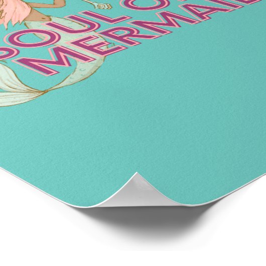 Poster d'art mural de Sirène (Coin)