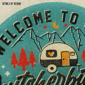 Poster d'art mural du camping RV branché