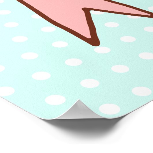 Poster d'art mural en Monnaie rose Imprimer (Coin)