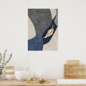 Poster d'art mural géométrique Abstrait (Cuisine)