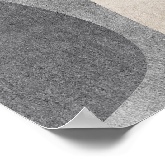 Poster d'art mural géométrique Abstrait (Coin)