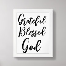 Poster d'art mural monogramme personnalisé.