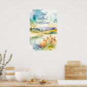 Poster d'art mural Motivational Watercolor 17 (Cuisine)