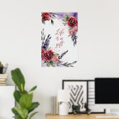 Poster d'art mural Motivational Watercolor 23 (Bureau à domicile)