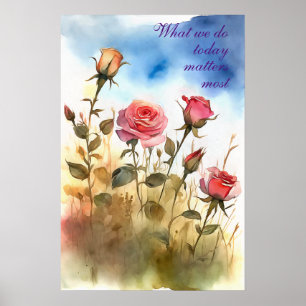 Poster d'art mural Motivational Watercolor 70