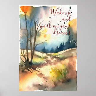 Poster d'art mural Motivational Watercolor 94