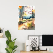 Poster d'art mural Motivational Watercolor 94 (Bureau à domicile)