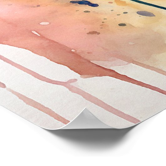 Poster d'art mural Motivationnel aquarelle 12 (Coin)