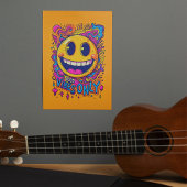 Poster d'art mural rétro Good Vibes Only