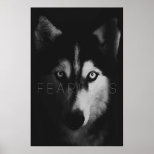 Poster d'art mural sans peur