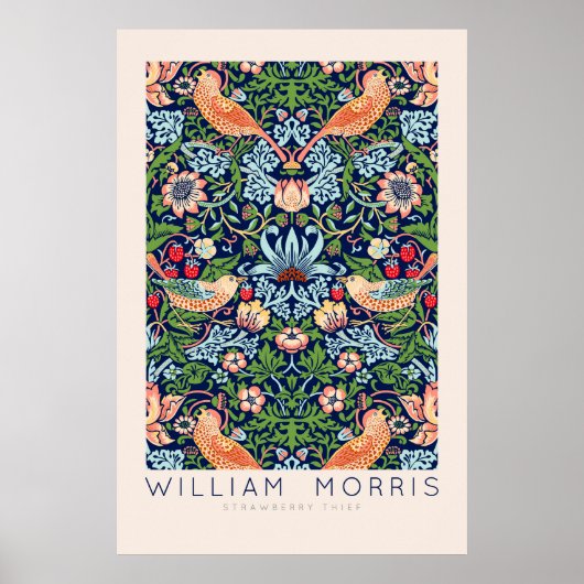 Poster d'art mural William Morris fraise Thief (Devant)